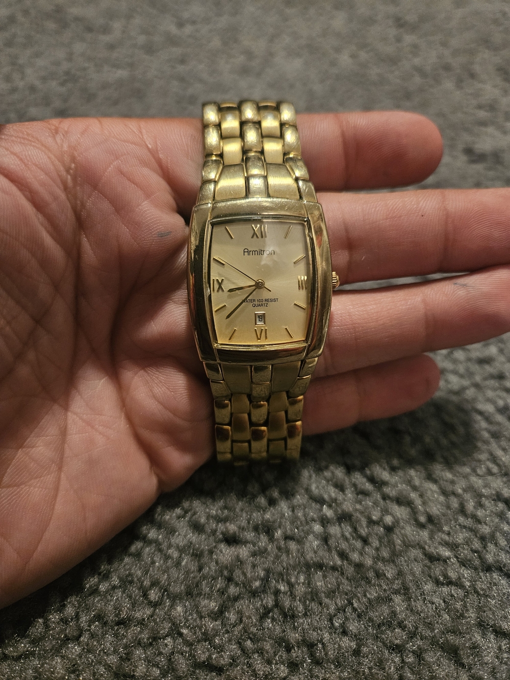 Armitron Gold-Tone Men's Bracelet Watch